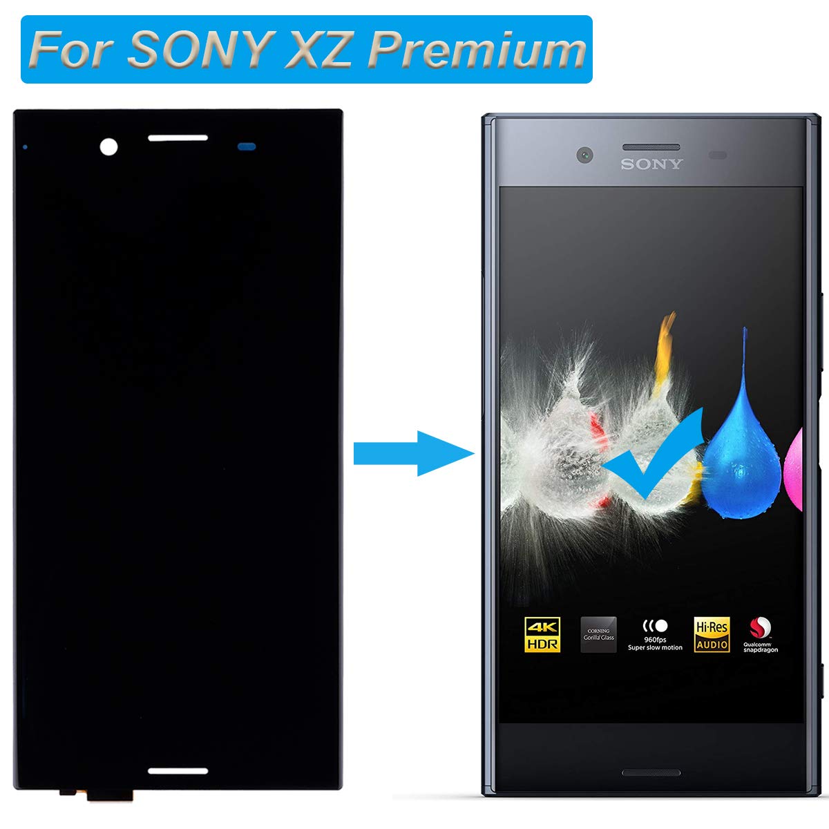 Amazon.com: LCD for Sony Xperia XZ Premium G8141 G8142 LCD Touch